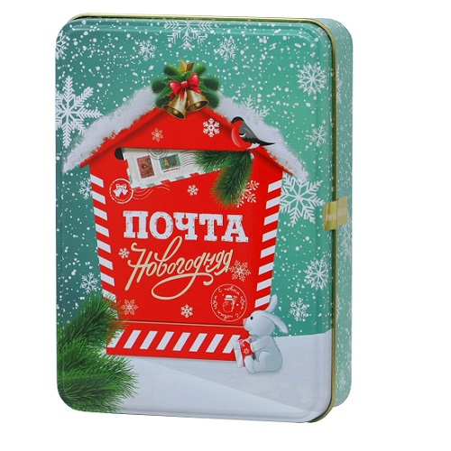 Черный Дракон чай черный Новогодняя почта, ж/б, 50 гр